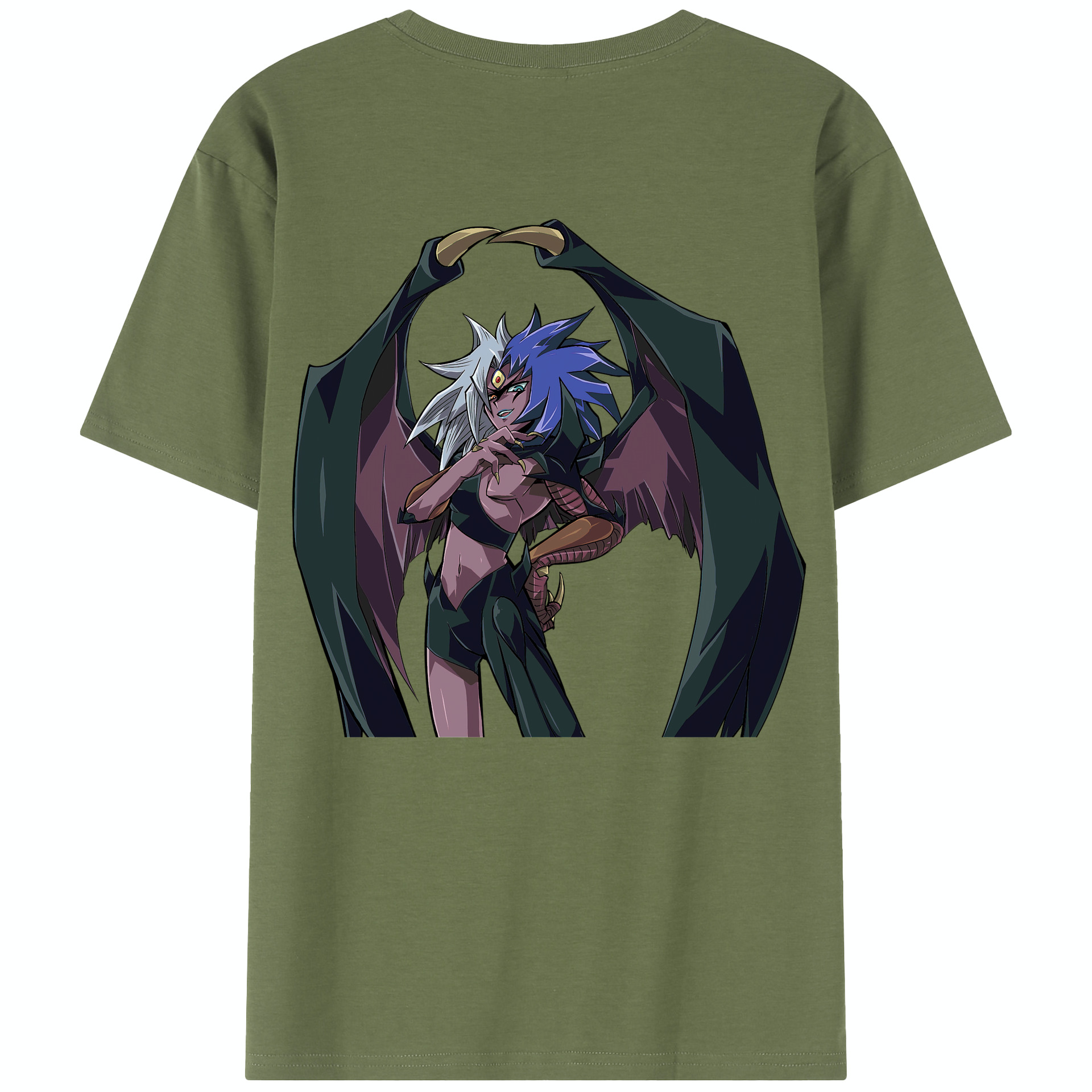 （画像用） 遊☆戯☆王 Yu-Gi-Oh! 綿100％半袖Tシャツ（背面プリント）